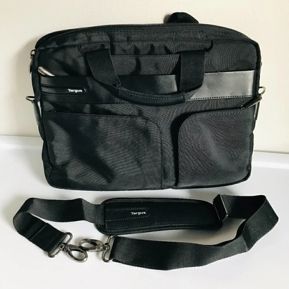 Targus Black Polyester Laptop Bag with Shoulder Strap